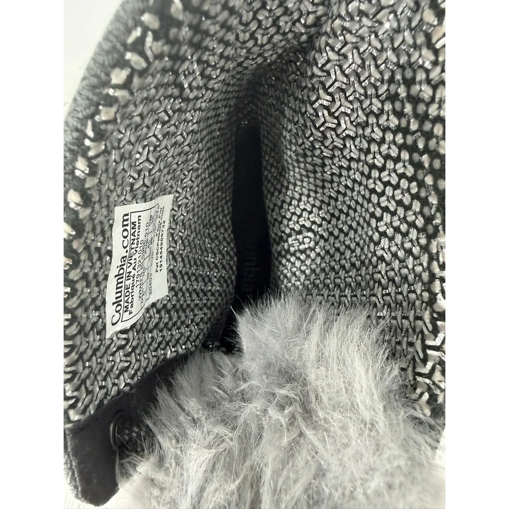 Columbia Meadows Shorty Omni-Heat Black Waterproof Winter Snow Boots‎ Women's 9